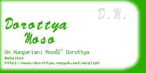 dorottya moso business card